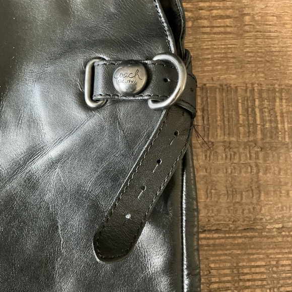 Coach Cheyenne Black Riding Equestrian Leather Boots 6.5 - Picture 3 of 7